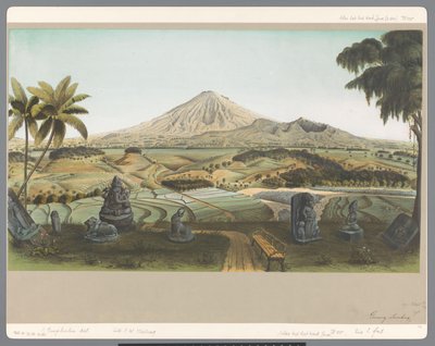View of Mount Sumbing in Java by Carl Wilhelm Mieling (possibly)