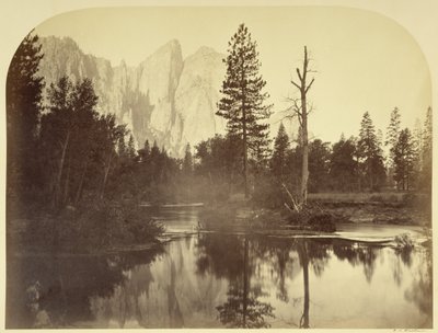 River View - Down the Valley - Yosemite by Carleton Watkins