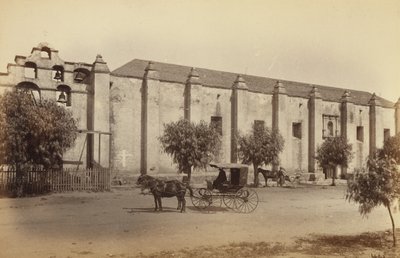 San Gabriel Mission, California by Carleton Watkins