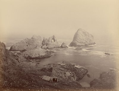 [Sugar Loaf Islands and Fisherman