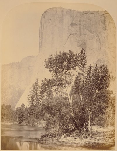 Tutucanula - El Capitan 3600 ft. Yosemite by Carleton Watkins