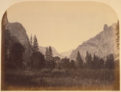 Up the Valley - Yosemite by Carleton Watkins