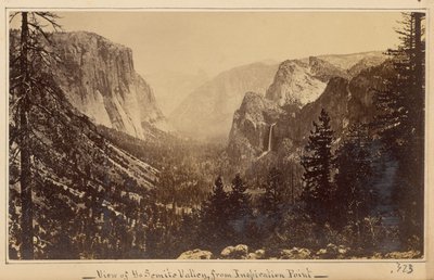Yosemite Valley from Mariposa Trail by Carleton Watkins