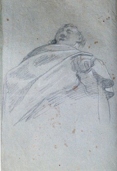 Bust of Man Drape by Carlo Bononi
