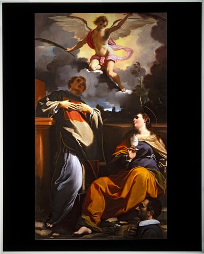 St Lawrence and Mary Magdalene with a Donor by Carlo Bononi