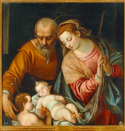 The Holy Family with Young Saint John the Baptist by Carlo Caliari