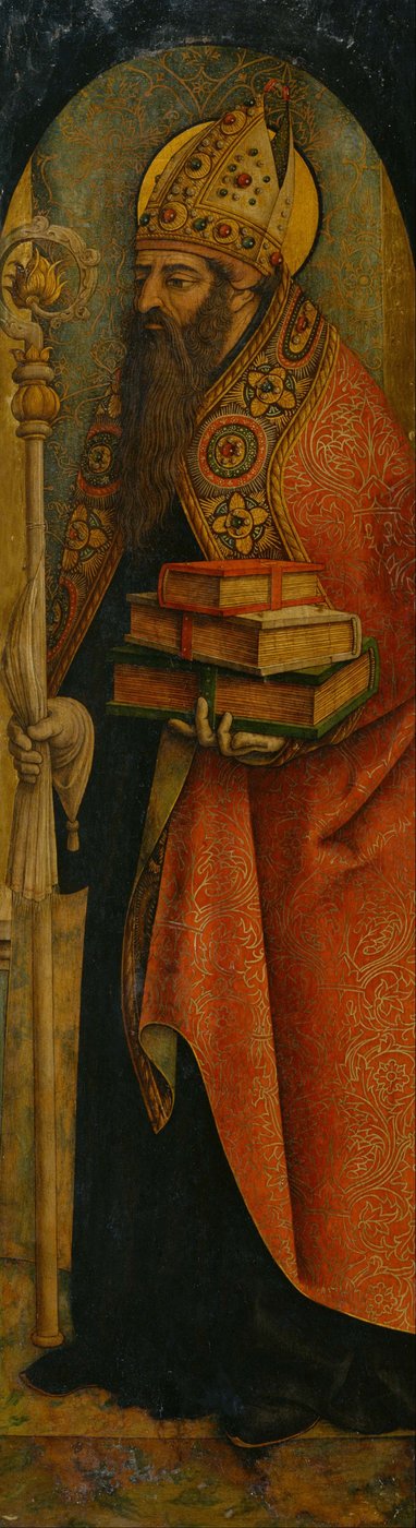Saint Augustine by Carlo Crivelli