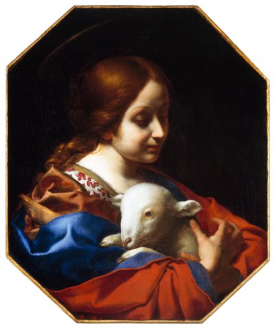 Saint Agnes by Carlo Dolci