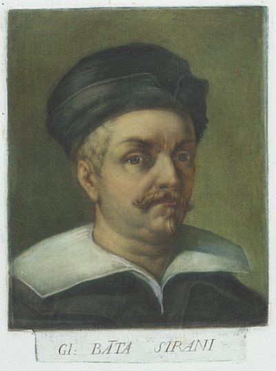 Portrait of Giovanni Battista Sirani by Carlo Lasinio