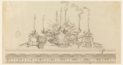 Design for Decoration of a Ceremony by Carlo Marchionni