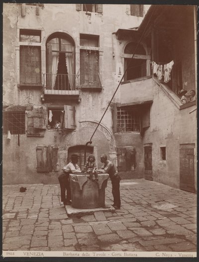 Barbaria delle Tavole - Bottera Courtyard by Carlo Naya