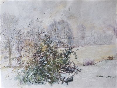 Winter from Our Window, 2009 by Caroline Hervey Bathurst
