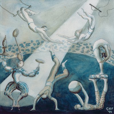 Circus Scene I, 1994 by Carolyn Hubbard Ford