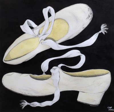 Old Tap Dancing Shoes, 1992 by Carolyn Hubbard Ford