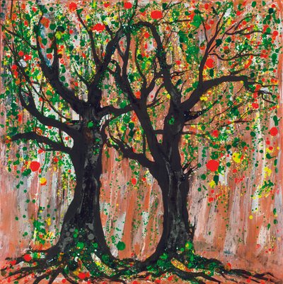 Pomegranate Tree, 2012 by Carolyn Mary Kleefeld