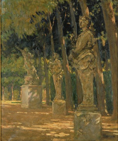 Crossroads at the End of the Green Carpet, Versailles by Carroll Beckwith