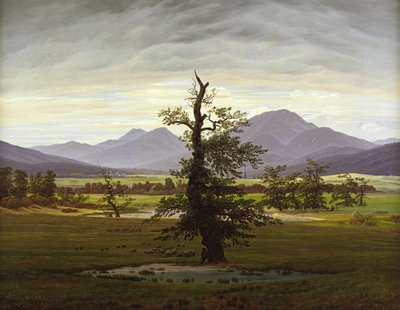 Lonely Tree by Caspar David Friedrich