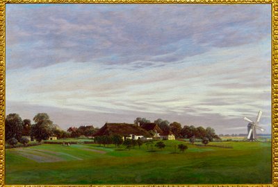 Flat Countryside by Caspar David Friedrich
