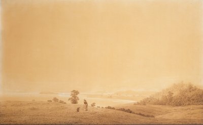 Eastern Coast of Rügen Island with Shepherd by Caspar David Friedrich