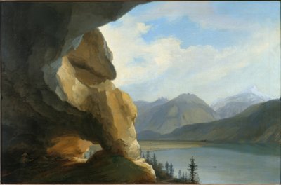 View from the Beatus Cave Over Lake Thun to the Schynige Platte by Caspar Wolf