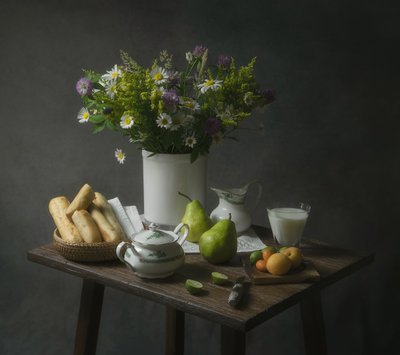 Rustic Summer Still Life by Catherine Wang