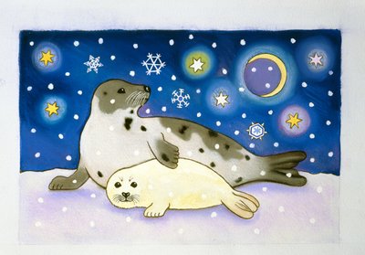 Cosmic Seals, 1997 by Cathy Baxter