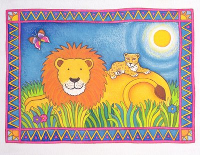 Lion in the Sun by Cathy Baxter