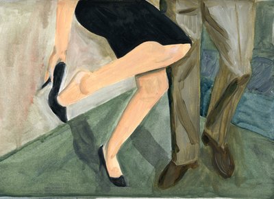 27.09.09 - They danced so hard she had to take her shoes off, 2009 by Cathy Lomax