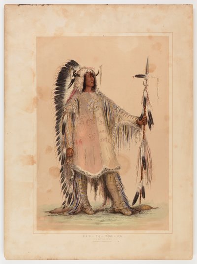 Mah-to-toh-pa, the Mandan Chief by Catlin, George