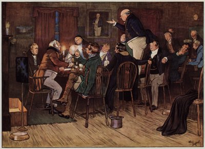 Illustration for The Pickwick Papers by Cecil Aldin by Cecil Charles Windsor Aldin