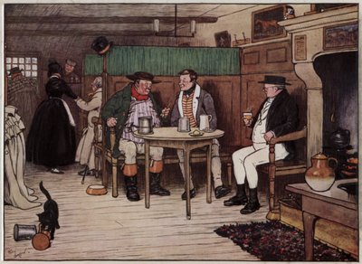 Illustration for The Pickwick Papers by Cecil Aldin by Cecil Charles Windsor Aldin