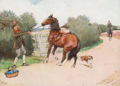 Then the Boy Got Off and Gave Him a Hard Thrashing by Cecil Charles Windsor Aldin