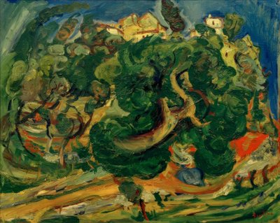 C. Soutine, Landscape in Southern France by Chaim Soutine
