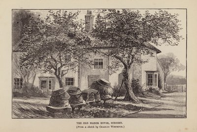 The Old Manor House, Scrooby by Charles (after) Whymper