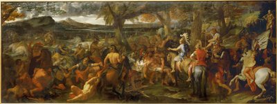 Alexander the Great and Porus, King of India by Charles (studio of ) Le Brun