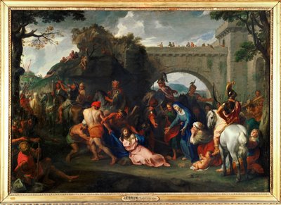 Carrying the cross by Charles (studio of ) Le Brun