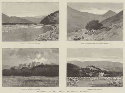 Sketches in the Atlas Mountains, Morocco by Charles Auguste Loye