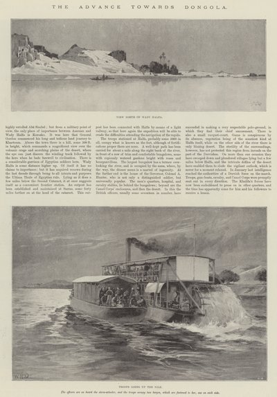 The Advance towards Dongola by Charles Auguste Loye