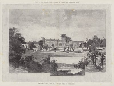 Visit of the Prince and Princess of Wales to Trentham Hall by Charles Auguste Loye