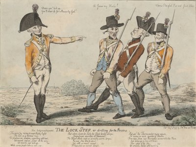 The Lock Step, or Drilling for the Review, 1797 by Charles Aylmer