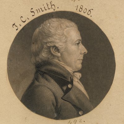 John Cotton Smith by Charles Balthazar Julien Févret de Saint-Mémin