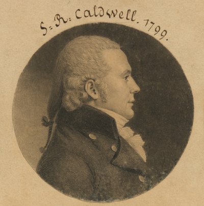 John Edwards Caldwell by Charles Balthazar Julien Févret de Saint-Mémin