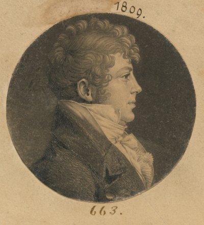 John Gibbes Barnwell by Charles Balthazar Julien Févret de Saint-Mémin