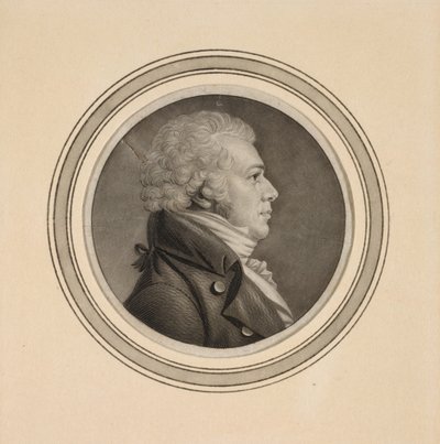 John Samuel Sherburne by Charles Balthazar Julien Févret de Saint-Mémin