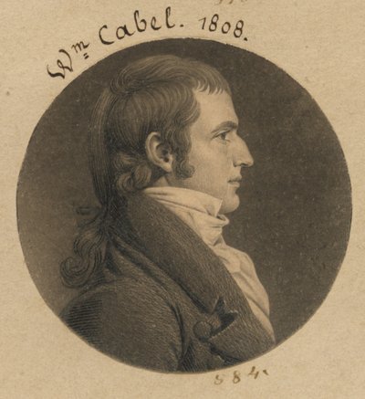Nicholas Cabell, Jr. by Charles Balthazar Julien Févret de Saint-Mémin