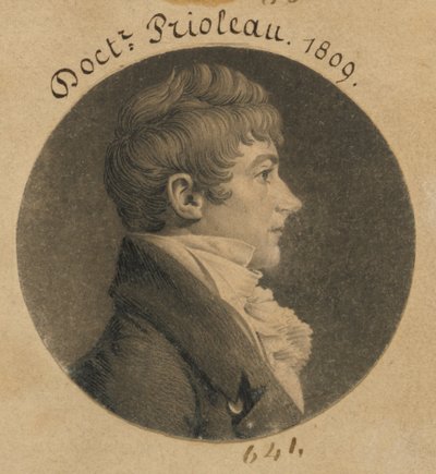 Philip Gendron Prioleau by Charles Balthazar Julien Févret de Saint-Mémin