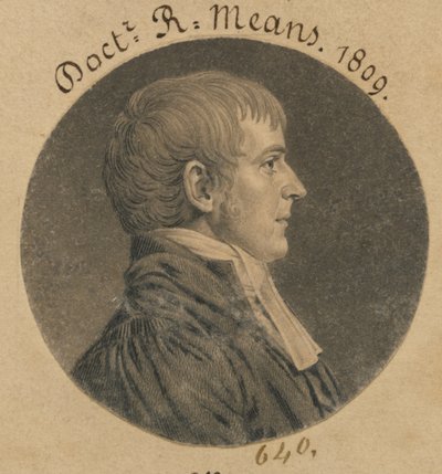 Robert Means by Charles Balthazar Julien Févret de Saint-Mémin