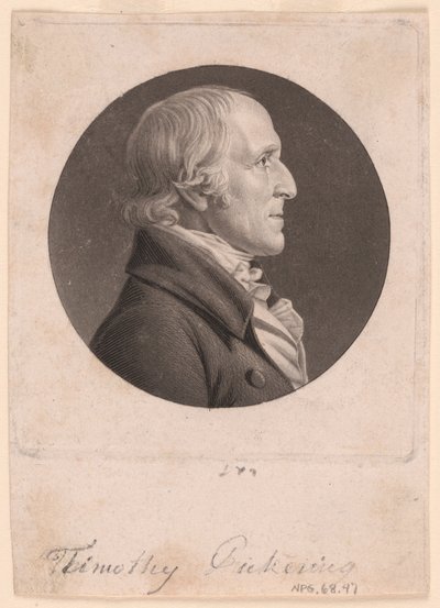Timothy Pickering by Charles Balthazar Julien Févret de Saint-Mémin