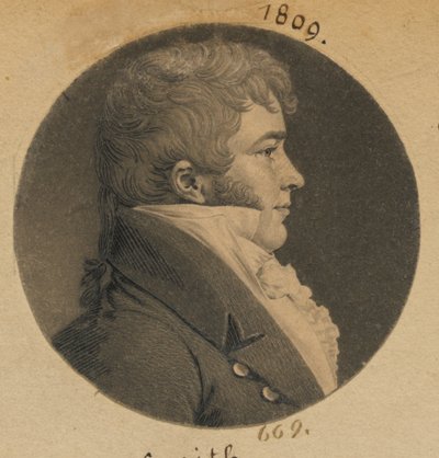 Unidentified Man by Charles Balthazar Julien Févret de Saint-Mémin