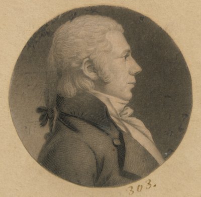 Unidentified Man by Charles Balthazar Julien Févret de Saint-Mémin
